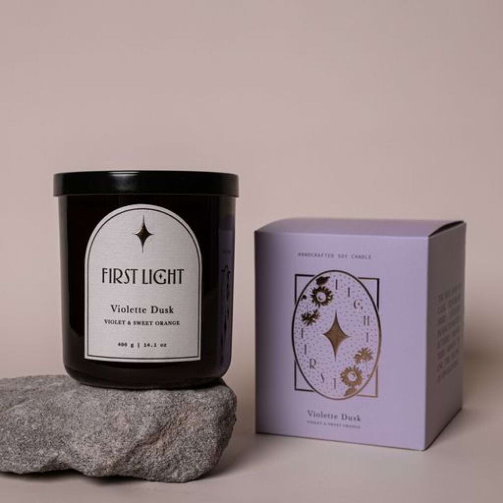 First Light - Violette Dusk Violet & Sweet Orange